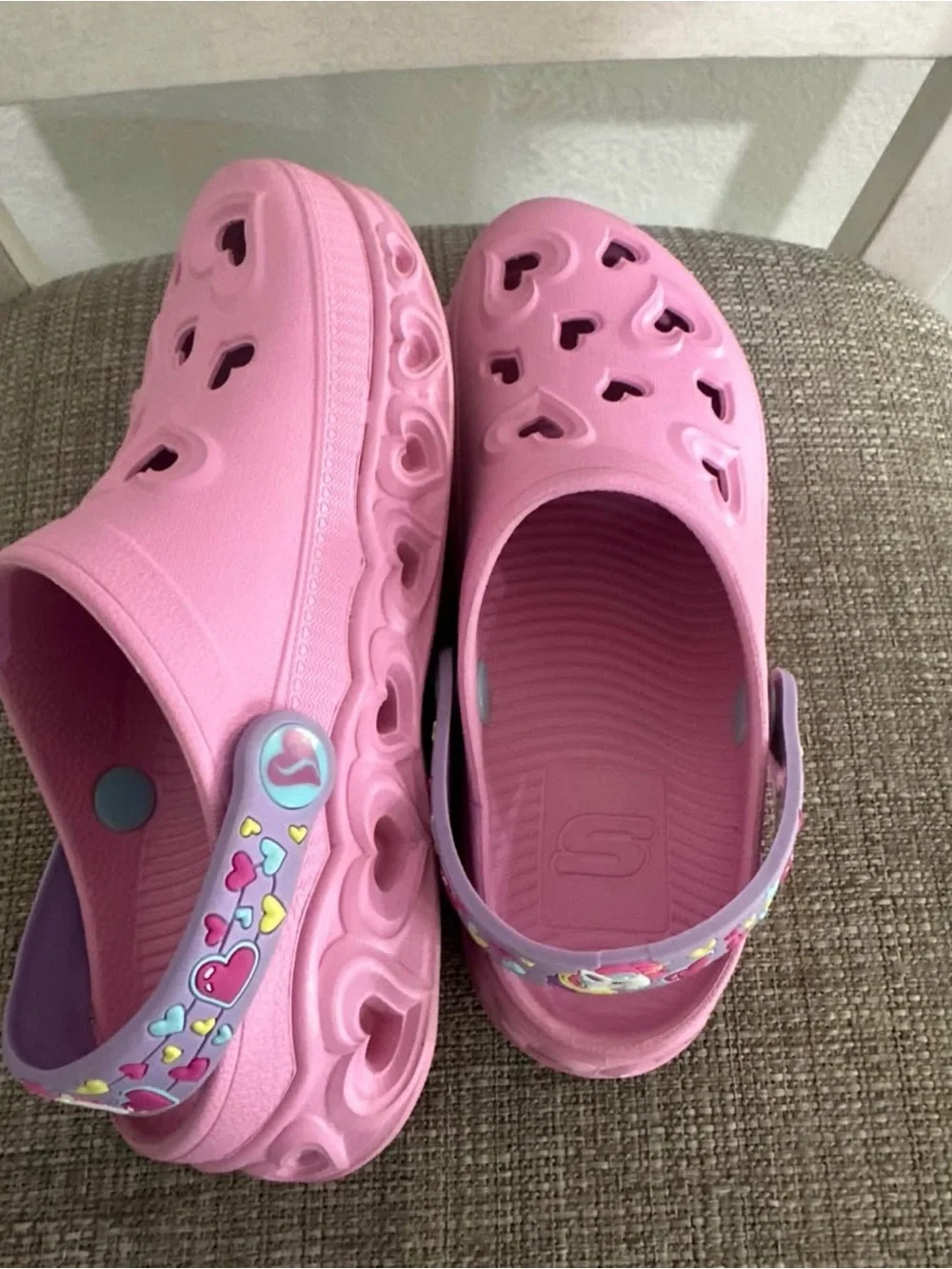 Skechers Kids S Lights - Light Hearted Unicorns & Sunshine Pink